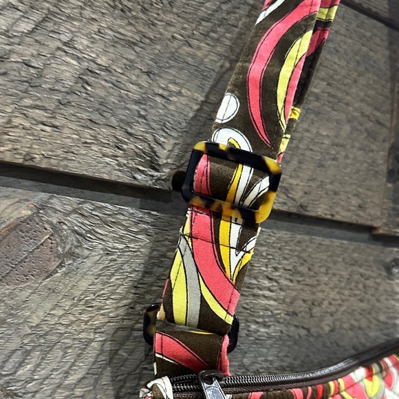 Vera Bradley Puccini Pattern Hipster Crossbody Mailbag Fall 2008 Designer NWOT - Picture 4 of 12